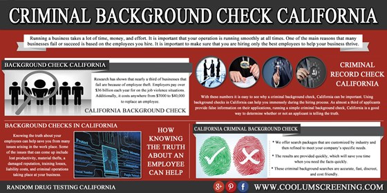 random drug testing california: Criminal Background Check California